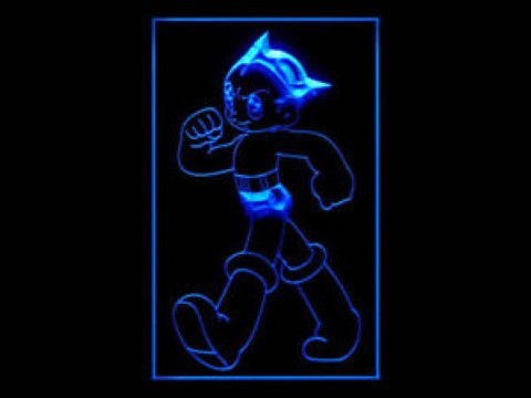 Astro Boy Games Room LED Neon Sign